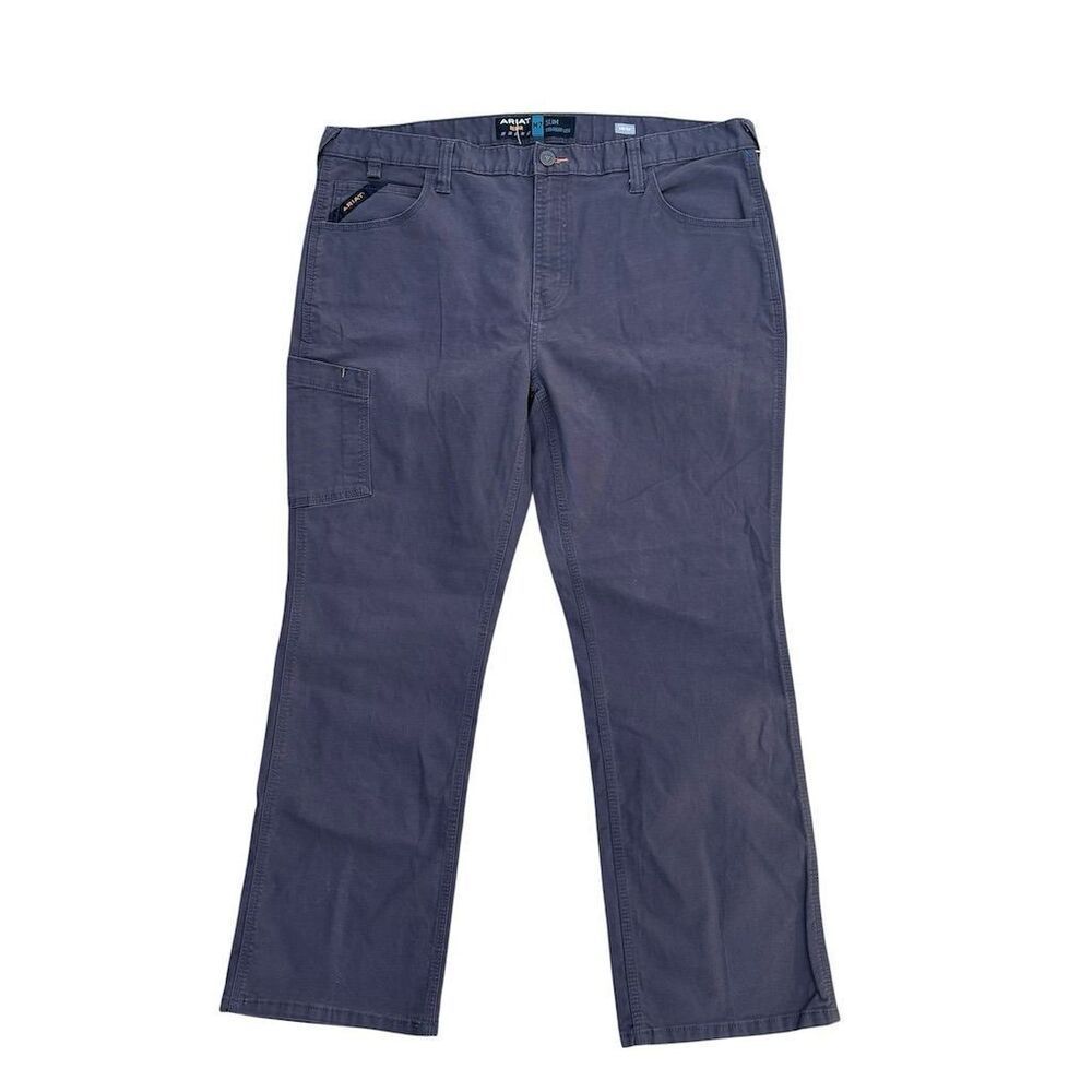 Ariat Men's Slim Straight Work Pants gray Size 40x30 Durable